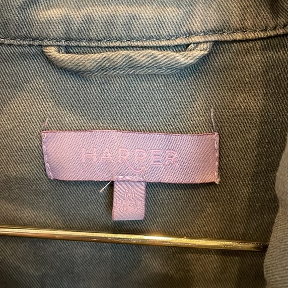 Harper Eyelet Utility Jacket Size Medium - Picture 4 of 8